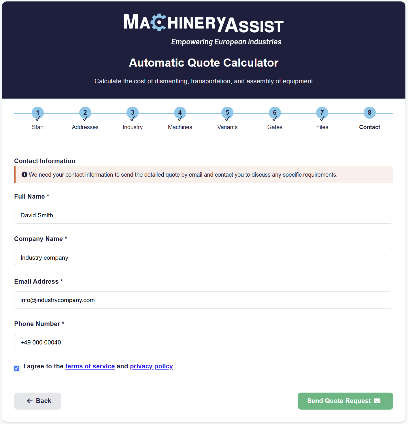 Contact information